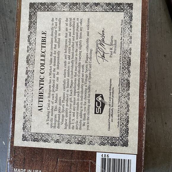 Authentic Vintage Sports Plaques DaveyAllison Victory #3 Sears Point #4 Michigan - Picture 5 of 7